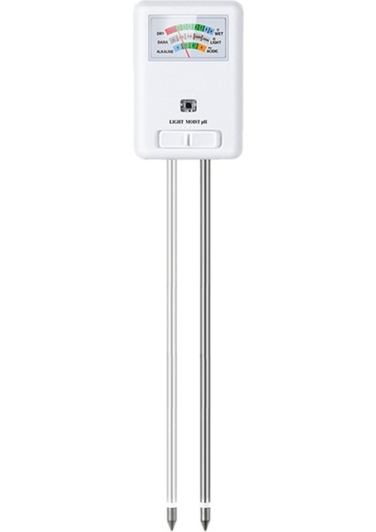 3&#39;ü 1 Arada Toprak Ölçer Nem Işığı ve Ph Test Cihazı Kapalı Açık Ev Bitkileri Bahçe Çim Çiftliği Hiçbir Pil Gerekmez Beyaz (Yurt Dışından)