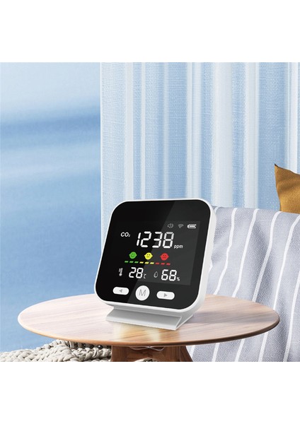 Tuya Wifi Hava Kalitesi Monitörü Co2 Karbon Dioksit Ölçer Sıcaklık Nem Ölçüm Dedektörü Ndır Kızılötesi Test Cihazı (Yurt Dışından) modelleri