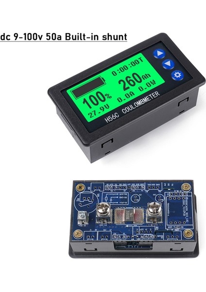 Pil Monitör Salonu Coulomb Metre Dc 8-100V 400A Lıfepo4 Kurşun Asit Li-Ion Lityum Kapasite Güç Ekranı (Yurt Dışından) fiyatları