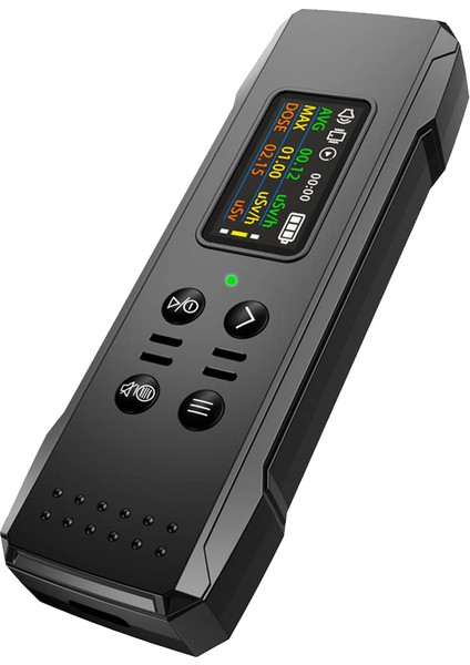 Nükleer Radyasyon Dedektörü Geiger Counter x Γ Β Ray Kişisel Radyasyon Monitörü Ses/flaş/titreşim Alarm-Black (Yurt Dışından)