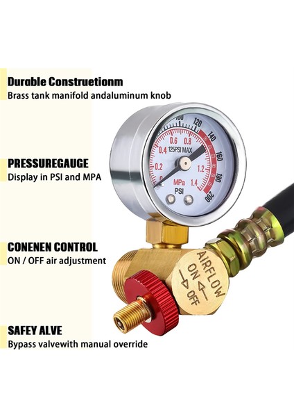 4pcs Hava Kompresörü Tahliye Basınç Emniyet Valfi ve Hava Gösterge Seti, 1/4in Npt Hava Tank Valfi 0-200 Psi Hava Basınç Göstergesi (Yurt Dışından) indirimleri