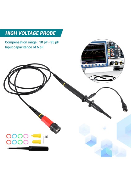 P4100 Universal 100: Rigol Atten Owon Siglent Için Osiloskoplar Için 1 Yüksek Voltaj Probu (Yurt Dışından) indirimleri