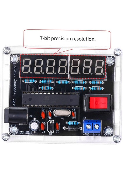 Frekans Ölçer, 10MHZ Frekans Ölçer Dıy Kiti Frekans Sayacı Avr Frekansı Kabuk Sayacı 0.000 001Hz Çözünürlük (Yurt Dışından) modelleri