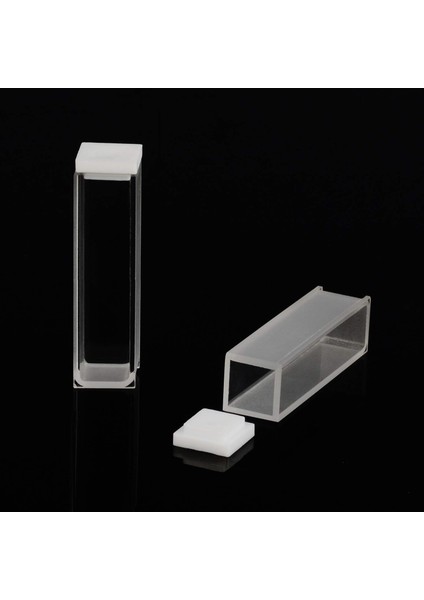 Kuvars Küvet, Spektrofotometre Küvetleri 10 mm Yol Uzunluğu, 45MM Yükseklik, 3,5 ml Kapasite - 2 Adet (Yurt Dışından) modelleri