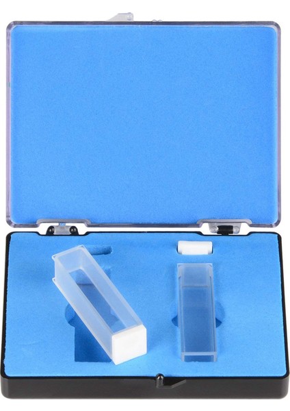 Kuvars Küvet, Spektrofotometre Küvetleri 10 mm Yol Uzunluğu, 45MM Yükseklik, 3,5 ml Kapasite - 2 Adet (Yurt Dışından) indirimleri