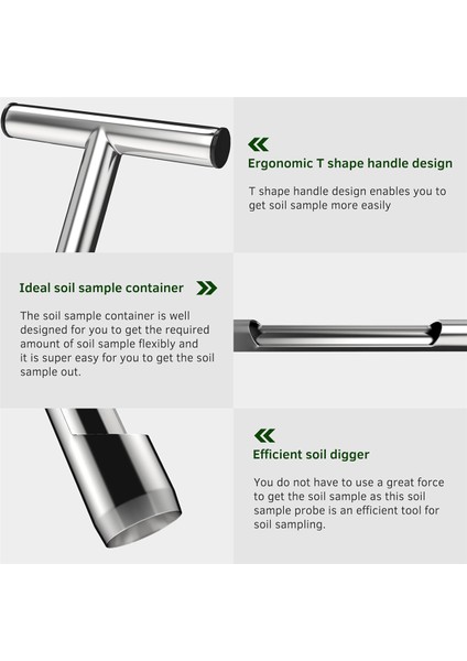Toprak Örnek Probu, Çim Çiftliği Golf Sahası Için 12 Inç T Tarzı Saplı Toprak Prob Çubuğu, Toprak Örnesi Için Toprak Probları (Yurt Dışından) modelleri