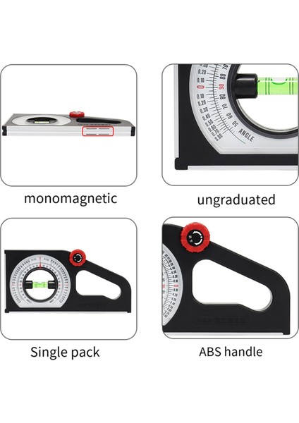 Mühendislik Incinometre, Evrensel Eğim Ölçüm Ölçeği, Çok Fonksiyonlu Goniyometre Aleti Ölçüm Aracı (Yurt Dışından) indirimleri