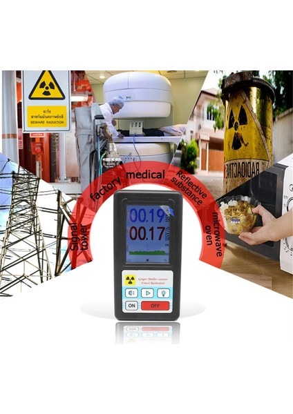 Br-6 Geıger Sayıt Nükleer Radyasyon Dedektörü Kişisel Dozimetre X-Ray Beta Gama Detektörü LCD Radyoaktif Test Merkezi (Yurt Dışından) fırsatları