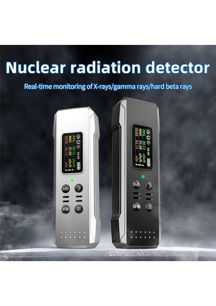 Nükleer Radyasyon Dedektörü Yüksek Hassasiyetli Elektromanyetik Nükleer Radyasyon Dedektörü Geiger Sayacı Gümüş-Beyaz (Yurt Dışından) modelleri