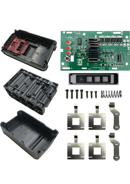4511396 Lı-Ion Pil Plastik Kılıf Şarj Koruma Koruma Koruma Korosu Pcb Kutu Kabuğu Güç X-Change 18V 20V Lityum (Yurt Dışından)