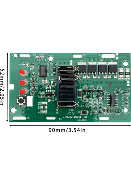 4511396 Lı-Ion Pil Plastik Kılıf Şarj Koruma Koruma Koruma Korosu Pcb Kutu Kabuğu Güç X-Change 18V 20V Lityum (Yurt Dışından) fırsatları