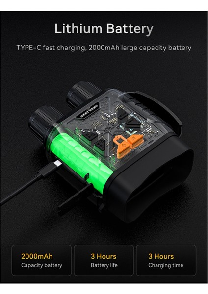 Yeni 4K Düşük Işık Tam Renkli Gece Görme Binoküler Büyük Ekran Ultra Yüksek Tanımlı Kızılötesi Açık Teleskop (Yurt Dışından) fırsatları