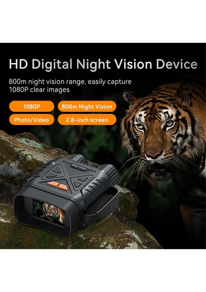 Yeni 4K Düşük Işık Tam Renkli Gece Görme Binoküler Büyük Ekran Ultra Yüksek Tanımlı Kızılötesi Açık Teleskop (Yurt Dışından) indirimleri