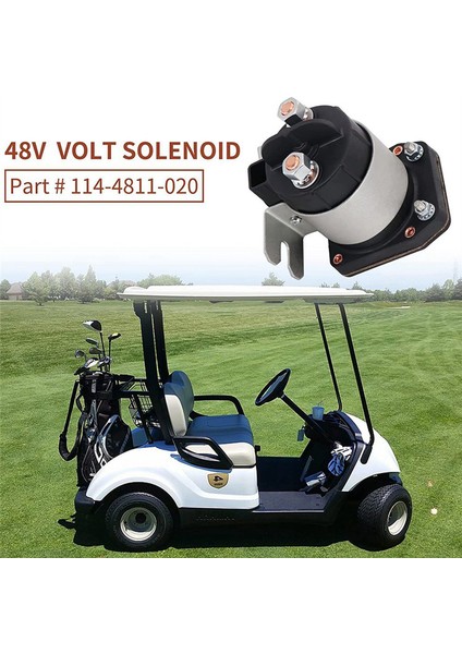 Solenoid 114-4811-020 48V Terminal Trombetta Elektrikli Golf Sepeti Için 200 Amper (Yurt Dışından) fırsatları