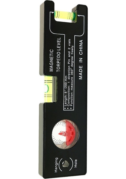 Yüksek Hassasiyetli 200MM Manyetik Seviye Cetvel Abs Milimetre Ölçek Açısı Gösterge Seviyesi Bina Ölçüm Seviyesi Taşıma Araçları (Yurt Dışından) indirimleri