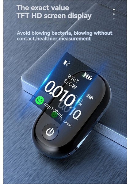 Kompakt Son Derece Hassas Hassas Alkol Dedektörü Şarj Edilebilir Uzun Ömürlü Breathalyzer G1 Çok Dilli Test Cihazı (Yurt Dışından) fırsatları