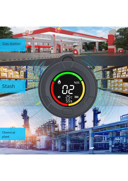 Yanıcı Gaz Dedektörü, Yanıcı Gaz Alarmı, Sıcaklık ve Nem Dedektörü, Ev Hava Kalitesi Monitörü (Yurt Dışından) indirimleri