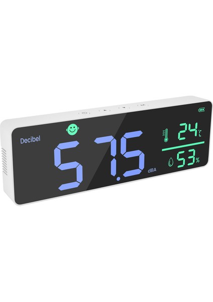 DM1306D Dijital Desibel Ses Metre Akıllı Duvara Monte Gürültü Dedektörü 30-130DB Sıcaklık ve Nem Monitörü (Yurt Dışından) fiyatları
