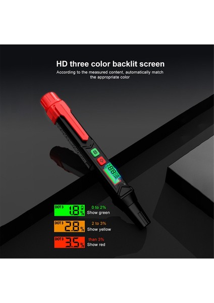 Habotest HT662 Fren Sıvısı Test Cihazı Ses Işık Alarmı Dijital Araba Fren Sıvısı Yağ Test Cihazı Dot3/dot4/dot5.1oil Kalite Kontrol Kalemi (Yurt Dışından) fiyatları