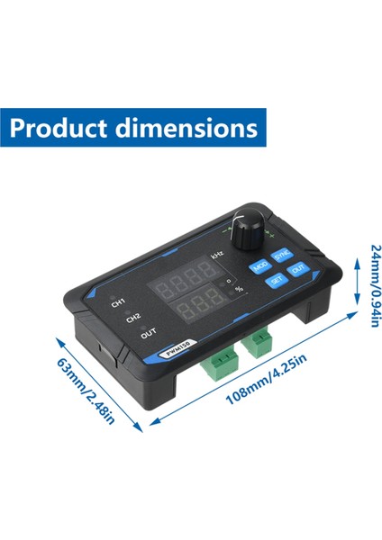 Dc 5-24V Çift PWM150 Sinyal Jeneratörü Kare Dalga Nabız Dalgası Frekans Metre 1Hz-150kHz Çıktı (Yurt Dışından) modelleri