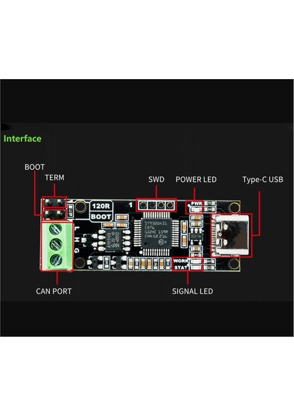 Canable V2.0 Pro Canbus Alıcı -Verici Usb&#39;den Pcan Protokolü Analizör Adaptör Can2.0 Seri Denetleyici (Yurt Dışından) indirimleri
