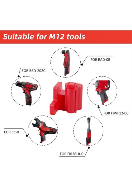 4 Pc Araçları Güç Pil Montajları Milwaukee Için Depolama M12 12V Tutucu Matkap Araçları Tutucu Duvar Montajı Depolama Braket Taban (Yurt Dışından) fırsatları