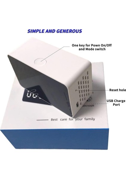 Hava Kalitesi Monitörü, Iç Mekan Hava Kalitesi Ölçer, Ev Ofis Okulu Otel Için Pm2.5 ve Vocs, Taşınabilir Dedektör Algıladı (Yurt Dışından) modelleri