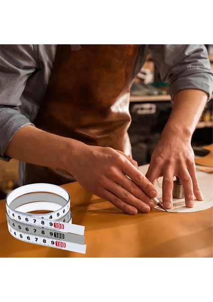 3 Parçalı Kendi Yapışkanlı Bant Maddesi, 39 Inç Sol ve Sağ Metal Metrik Bant Ölçütü, 78 Inç Merkezden Yan Okuma Bandı (Yurt Dışından) indirimleri