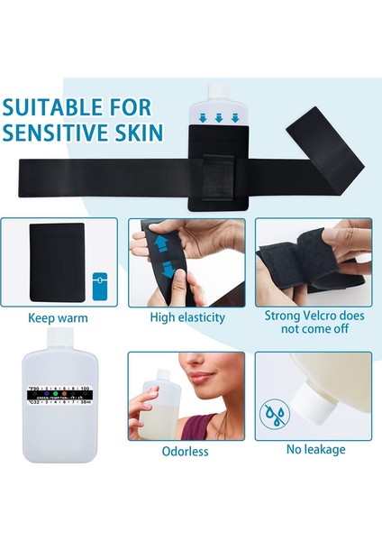 14PCS Idrar Testi Komple Kit, 2 Taşınabilir Boş Şişe, 10 Yapışkan Sıcaklığa Duyarlı Test Şeritleri ve Yalıtım Çantası (Yurt Dışından) indirimleri