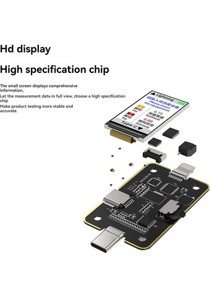 Mekanik T824 Se Cep Telefonu Kuyruk E Dedektörü Apple Arayüzü Için 8p / Type-C 24P Arayüz (Yurt Dışından) fırsatları