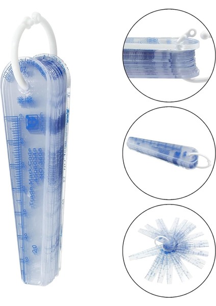 1 Paket Plastik Feeler Gauge 0.05-3mm Kalınlık Ölçüm Aletleri 25 Boşlukları Ölçmek Için 1 Feel Gauge (Yurt Dışından) modelleri