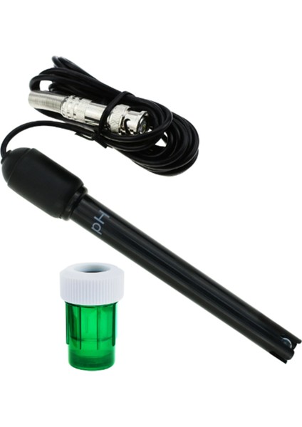 Akvaryum Hidroponics Endüstrisi Için Ph Elektrot Sensörü Probu Su Analizörü Su Test Cihazı Ph Probu 300CM Kablo (Yurt Dışından)