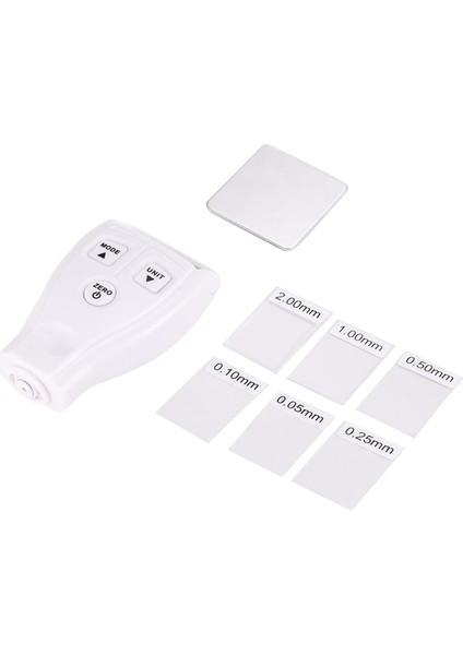 GM200 Ultrasonik Galvaniz Boyama Ceket Film Tedbir Test Cihazı Araç Kaplama Kalınlığı Ölçüsü Ölçümü Boya (Beyaz) (Yurt Dışından)