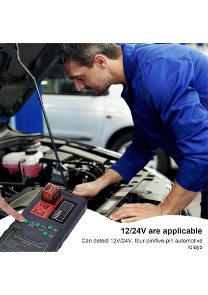 24V 12V Pil Test Cihazı Röle Analizör Alternatör Damalı Araç Kranma Şarj Sistemi Teşhis Aracı Arabalar Için (Yurt Dışından) fırsatları