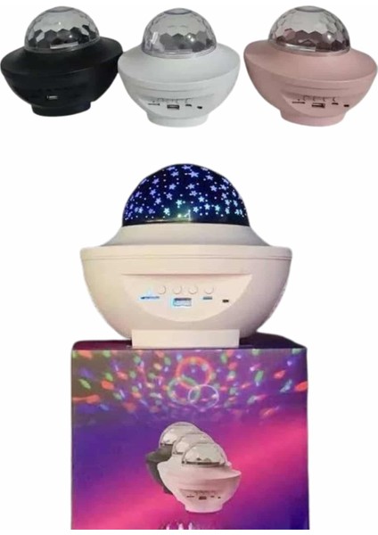 Zeroshop Çok Renkli Projektör Lamba Disko Topu Gece Lambası Kablosuz fırsatları