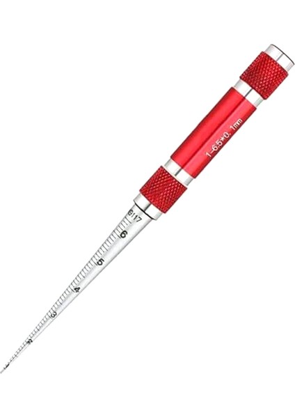 Konik Gauge Taper Kaynak Filding Gauge Gage Kaynak Gösterge Konik Gage Feeler Derinlik Cetveli Uzay Deliği Ölçüm Aracı 1-6.5mm (Yurt Dışından)
