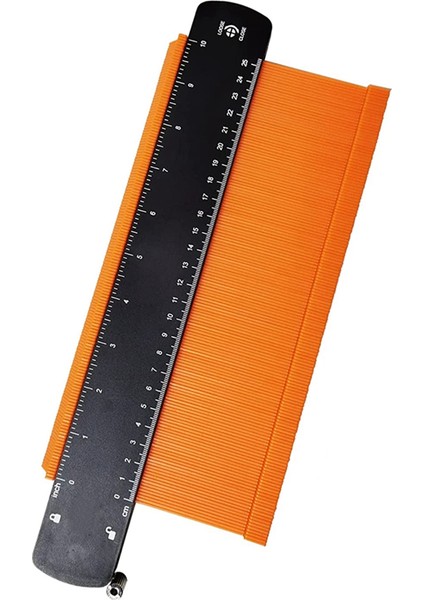 10 Inç Süper Gösterge Şekli ve Anahat Aracı, Kilitli Kontur Göstergesi Profil Aracı, Ölçüm Aletleri Şekil Çoğaltıcı (Yurt Dışından)