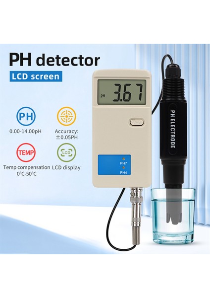 Su Kalitesi Test Cihazı Taşınabilir Asitlik Ölçer Laboratuvar, Içme Suyu, Akvaryumlar, Hidroponik Için Ph Değer Algılama (Yurt Dışından) fiyatları