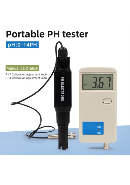 Su Kalitesi Test Cihazı Taşınabilir Asitlik Ölçer Laboratuvar, Içme Suyu, Akvaryumlar, Hidroponik Için Ph Değer Algılama (Yurt Dışından) fırsatları