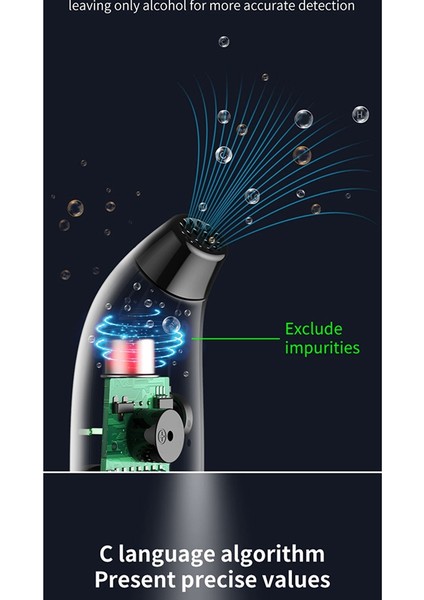 Sürüş Önleme Için Ekran Şarj Edilebilir Dijital Breathalyzer ile Taşınabilir Breathalyzer (Yurt Dışından) modelleri