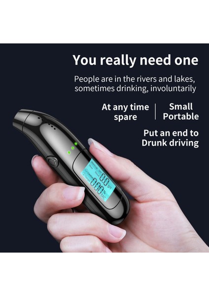 Sürüş Önleme Için Ekran Şarj Edilebilir Dijital Breathalyzer ile Taşınabilir Breathalyzer (Yurt Dışından) indirimleri
