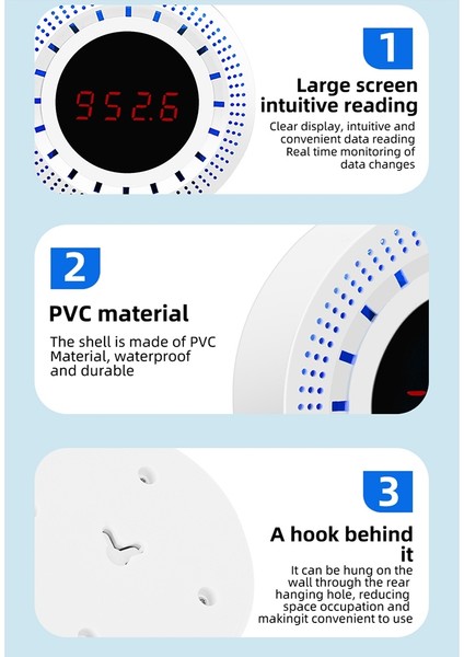 Tuka Basınç Sensörü Atmosferik Basınç Tespiti Sıcaklık ve Nem ile Fonksiyon Akıllı Yaşam Wifi (Yurt Dışından) fırsatları