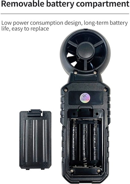 S8606 Anemometre Rüzgar Ölçer Test Cihazı Hava Kapalı Dış Mekan Dış Mekan Rüzgar Hızı Sıcaklığı Hacmi Yüksek Hassasiyet (Yurt Dışından) modelleri