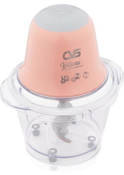 Pembe Katana Rondo Gıda Doğrayıcı, Hafif ve Pratik Mutfak Aleti