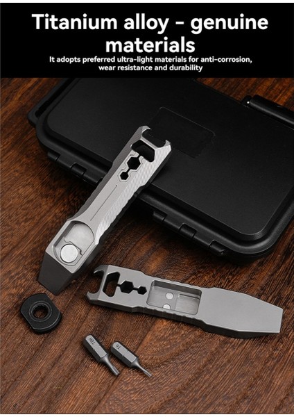 Titanyum Alaşımlı Çok Işlevli Levye Dış Mekan Taşınabilir (Yurt Dışından) fırsatları