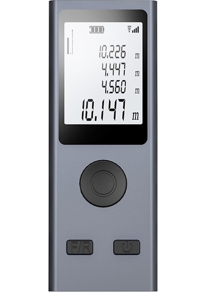 Mini Lazer Malzemeci Dijital Bant Memperi Lazer Hükümdar USB Şarj Alüminyum Alaşım Gövdesi Ölçüm Mesafesi: 60M (Yurt Dışından)