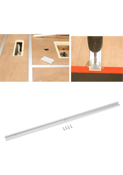 Alüminyum Çubuk Kaydırıcı T-Tracks T-Yuva Jig Armatürü Masa Testeresi Gösterge Çubuğu (500MM) (Yurt Dışından) indirimleri