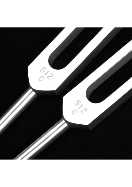2pcs 512Hz Tuning Forks Seti, Alüminyum Alaşım Tutma Çiçekleri Çekiçli Çatallar, Ses Iyileştirme Terapisi ve Yoga&#39;yı Iyileştirmek Için (Yurt Dışından) fiyatları