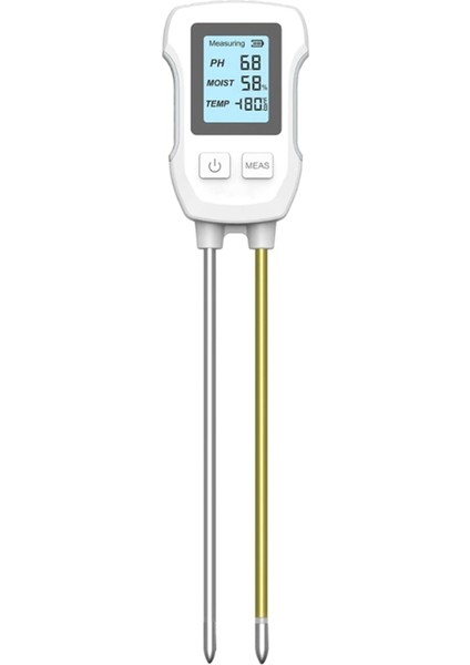 3in1 Toprak Ph Test Cihazı LCD Ekran Toprak Termometresi Ph Sıcaklık Nem Ölçer Çiçek Torcu Dikim Toprak Test Cihazı (Yurt Dışından)