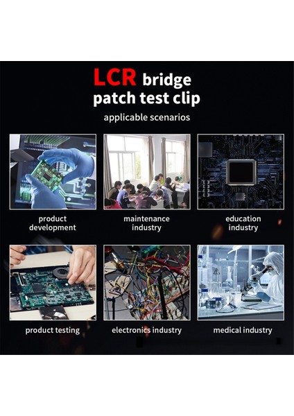 Lcr Tweezers Köprüsü Zt-Md1 Yama Direnç Endüksiyon Kapasitör Bileşen Testi (Yurt Dışından) indirimleri
